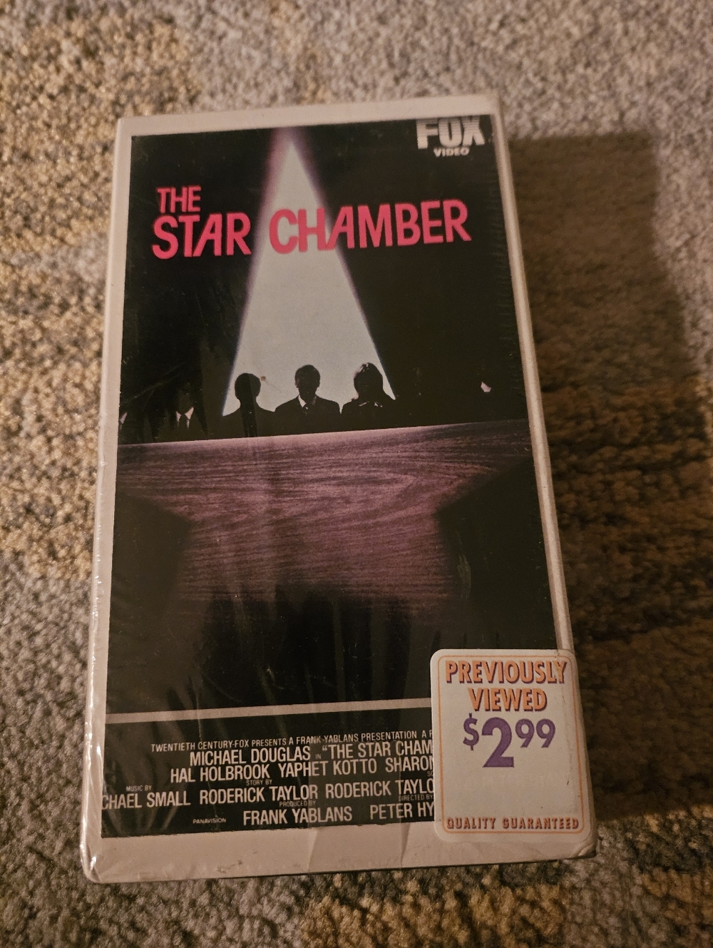 The Star Chamber 1983 VHS Rare Hard To Find Original Release Version